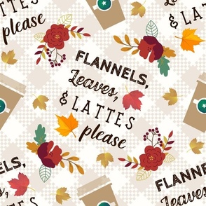 Flannels, Leaves, & Lattes Please - large