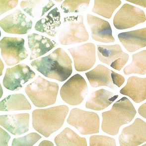 Animal Pattern Watercolor Netural Tones Earth Tones