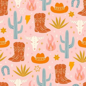 Disco Cowgirl Pink Greeting Card for Sale by carolinepryce  Redbubble