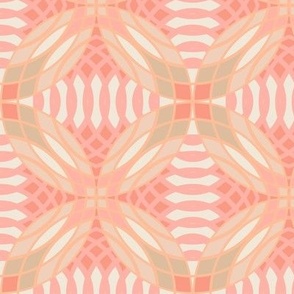 geometric in pink