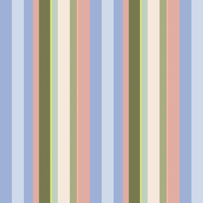 Favorite Stripe Multi Blue