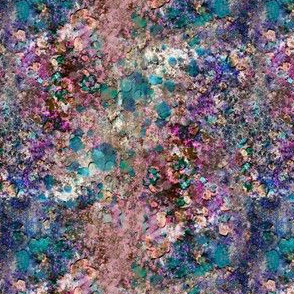 Purple Teal Abstract Texture
