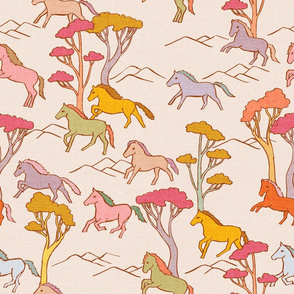 Wild Horses {Pastel Carnival} large