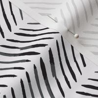 Chevron Lines - Black on White