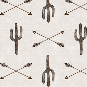 cactus & arrows - arizona co-ordinate 