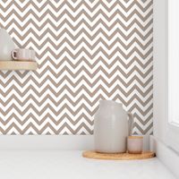 chevron canvas beige white