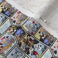 Smaller Steamboat Willie Colorful Nautical Scenes