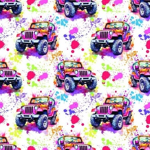 Bigger Colorful Jeep Graffiti 