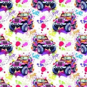 Smaller Colorful Jeep Graffiti 