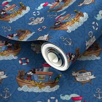 Bigger Steamboat Willie Nautical Nursery 