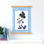 Steamboat Willie Nursery Wall Hanging