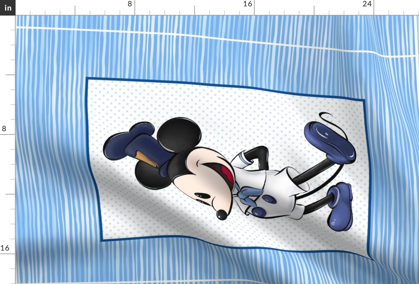 Steamboat Willie Nursery Wall Hanging