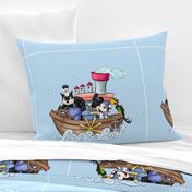 18x18 Panel Steamboat Willie Kids Lovey or Cushion Front