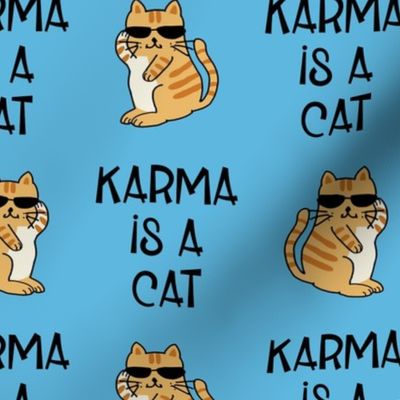 Karma is a Cat Blue  
