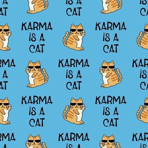 Karma is a Cat Blue  