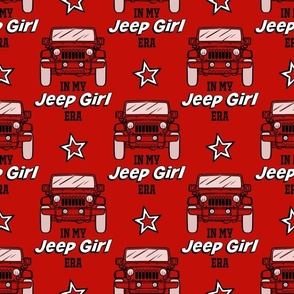 In My Jeep Girl Era Red