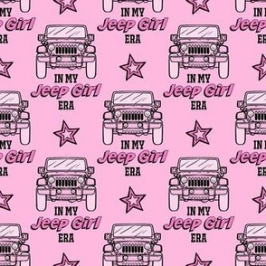 Small In My Jeep Girl Era Pink