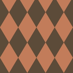 Harlequin small: Dusty Clay & Brown MCM Harlequin