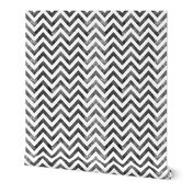 watercolor chevron grey white