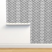 watercolor chevron grey white