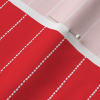 small oliver stripes: red