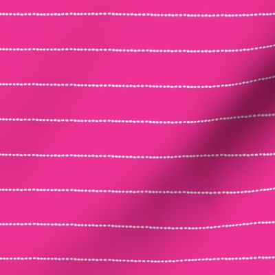 small oliver stripes: hot pink