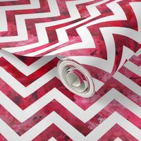 watercolor chevron red white