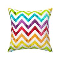 watercolor chevron rainbow larger scale