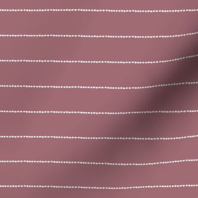 small oliver stripes: dusty rose