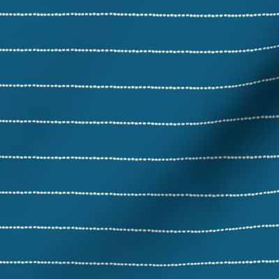 small oliver stripes: teal