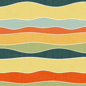 magic dunes - abstract multicolor waves - vintage hills