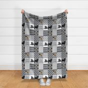 Pug Dog blanket  quilt Dog fabric