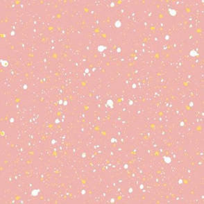 Abstract Pink terrazzo splatter dots for girls