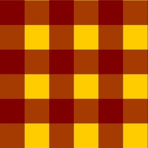 Plaid - Maroon and Gold