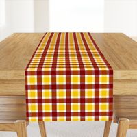 Plaid - Maroon and Gold - 1