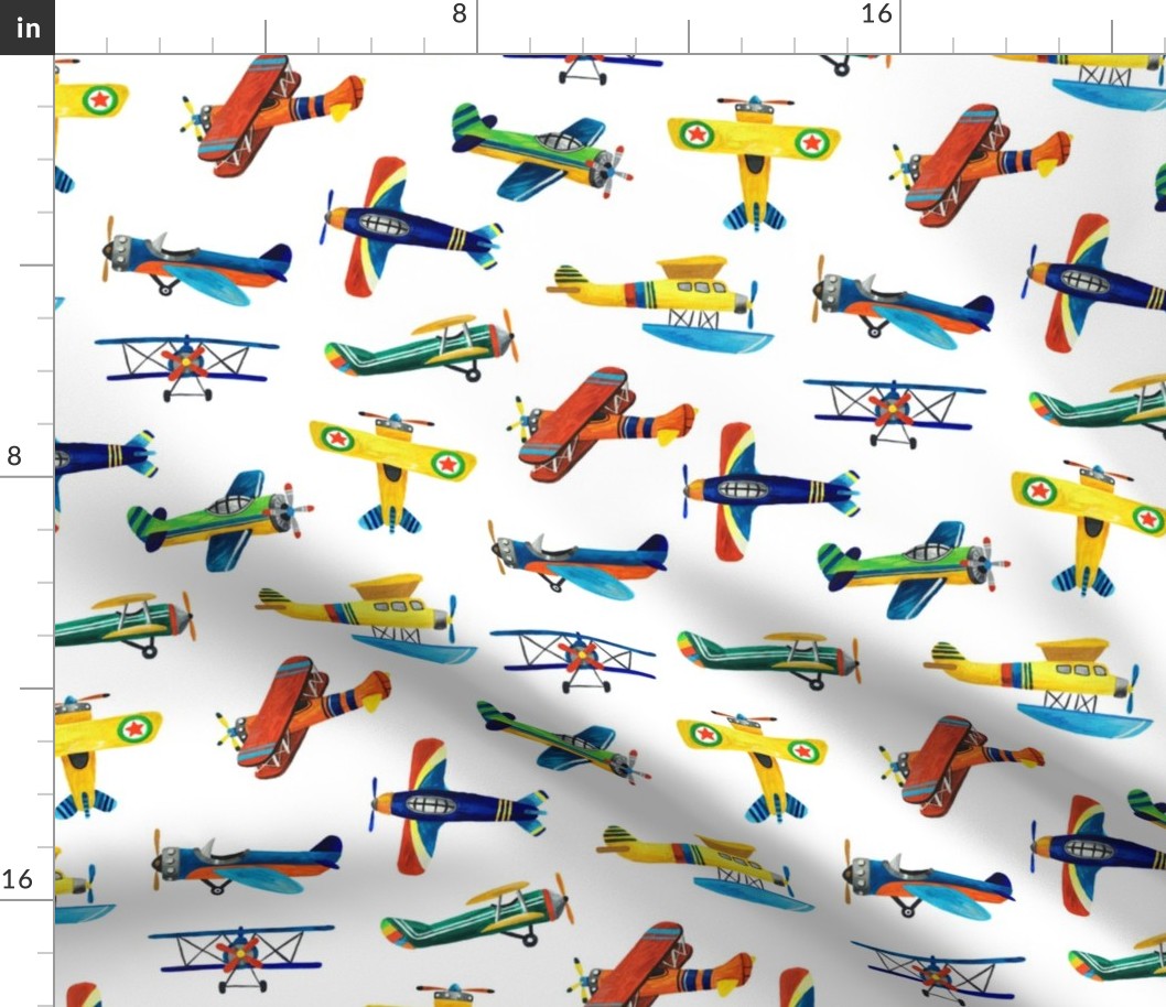 painted airplanes pattern 
