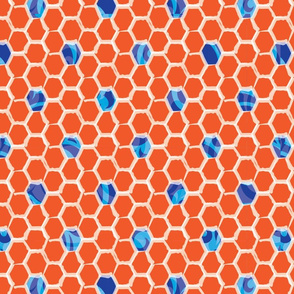 Orange Hexagon
