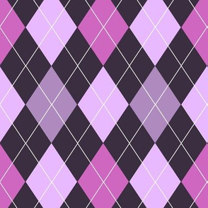 Purple Argyle (Dark)