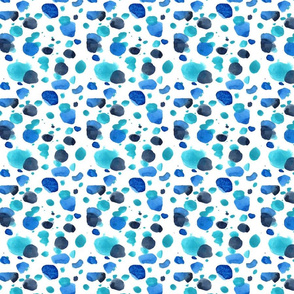 Fizz On White  - Around Indigo - bubbles, indigo, turquoise , ultramarine blu, light blu, blu, white