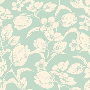 Magnolias Mint by DEINKI