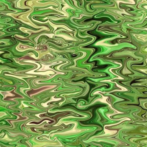 ZGZG9C - Zigzag Marble Blender with Organic Flow in Green and Yellow