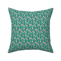 Small | Cactus Country | Bold Teal & Hot Pink