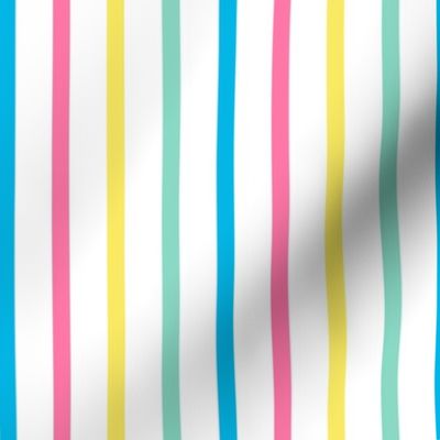 summer stripes - multi bright - LAD21