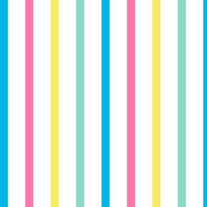 summer stripes - multi bright - LAD21