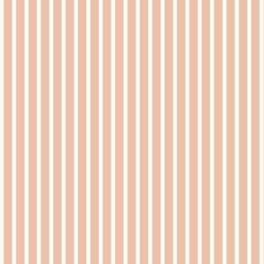 (small scale) summer stripes - spa peach - LAD21