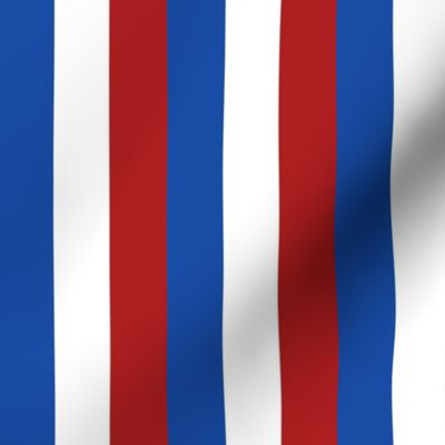 1" Vertical Patriotic Stripes