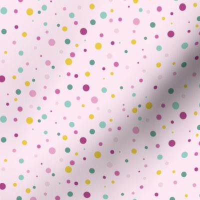 Random Dots | Background Pink | Medium size | Happy Lemons Collection 
