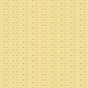 Regular Dots | Background Light Yellow | Large size | Happy Lemons Collection 