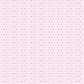 Regular Dots I Background Pink I Large size I Happy Lemons Collection 