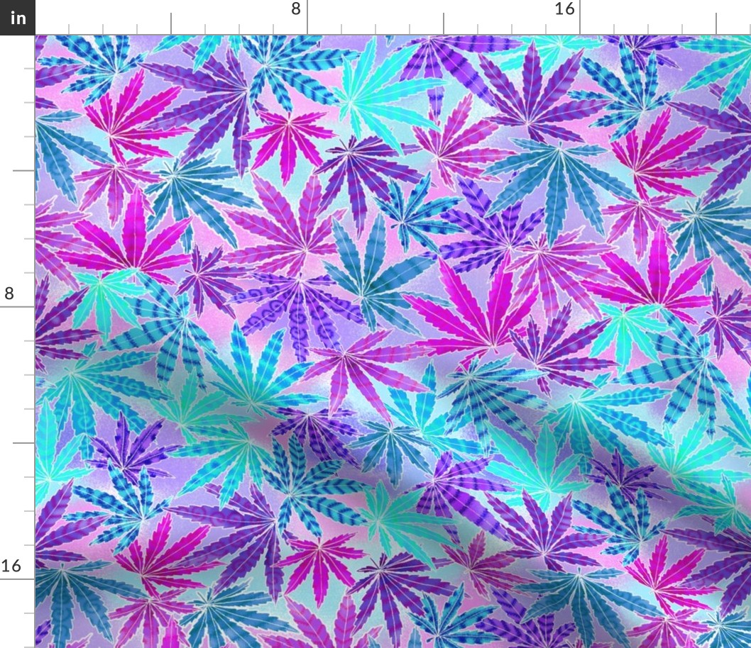 141 Mary Jane. purple and turquoise